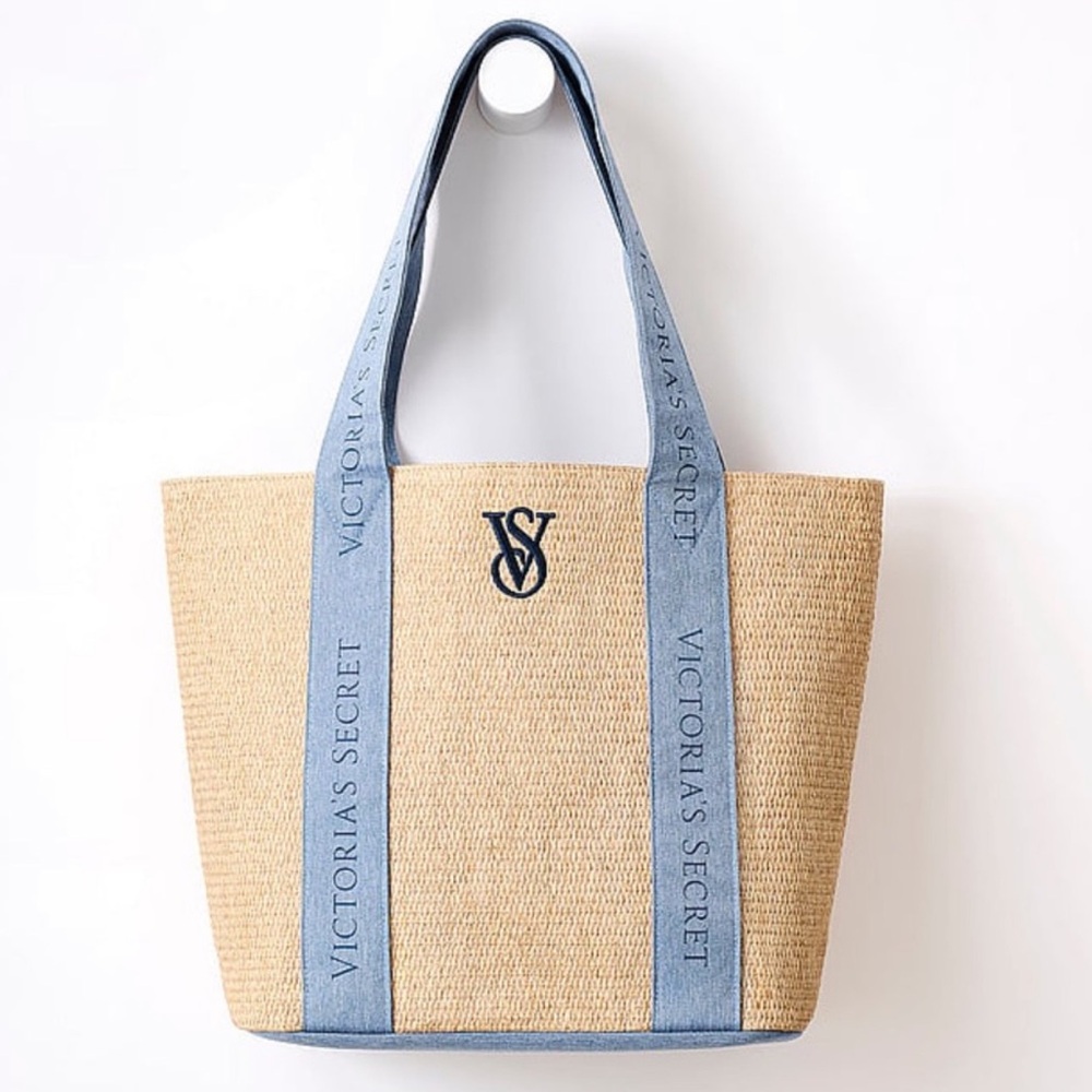 BRAND NEW VICTORIA'S SECRET Straw Tote